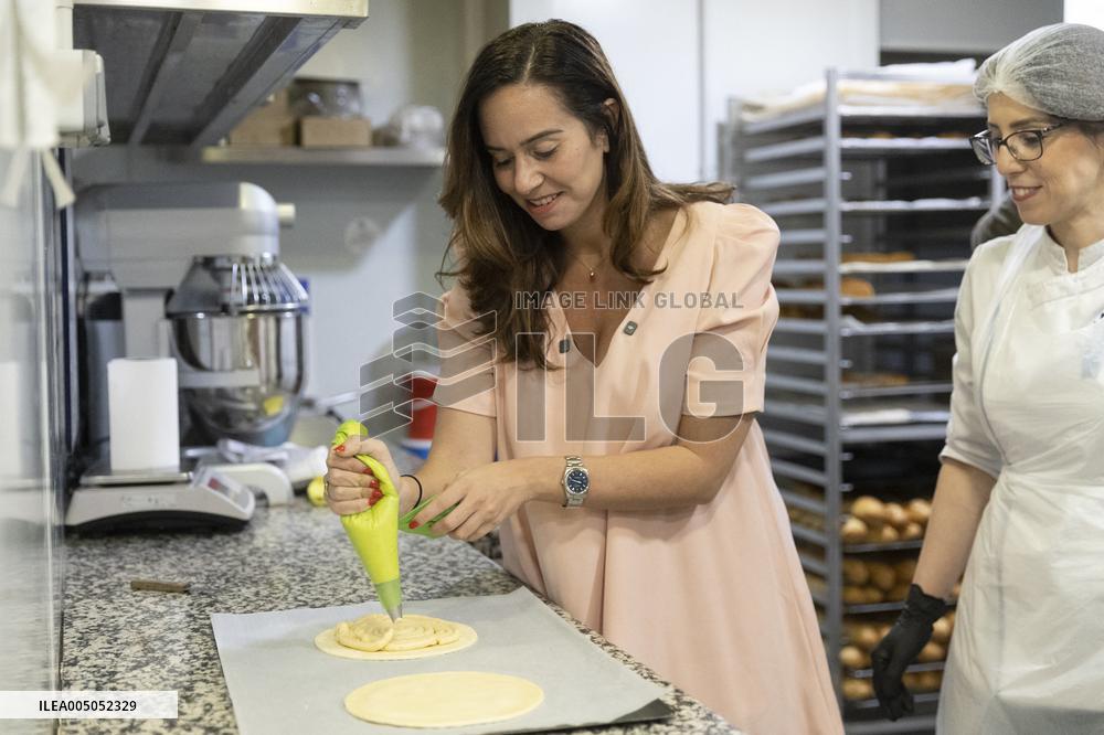 Paris Mayor Candidate Sarah Knafo Campaigning - France