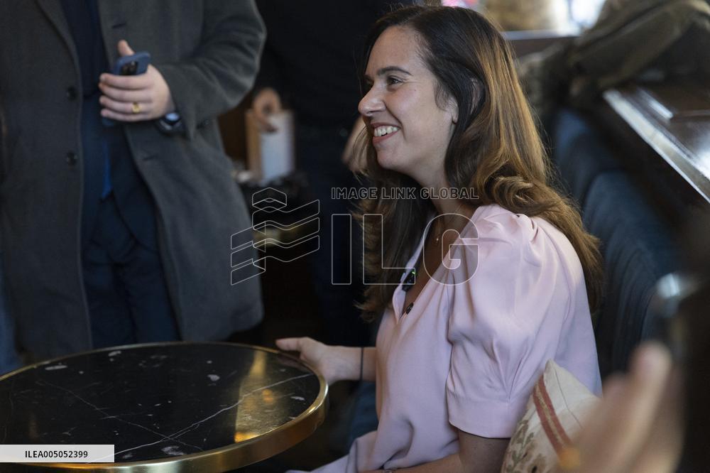 Paris Mayor Candidate Sarah Knafo Campaigning - France