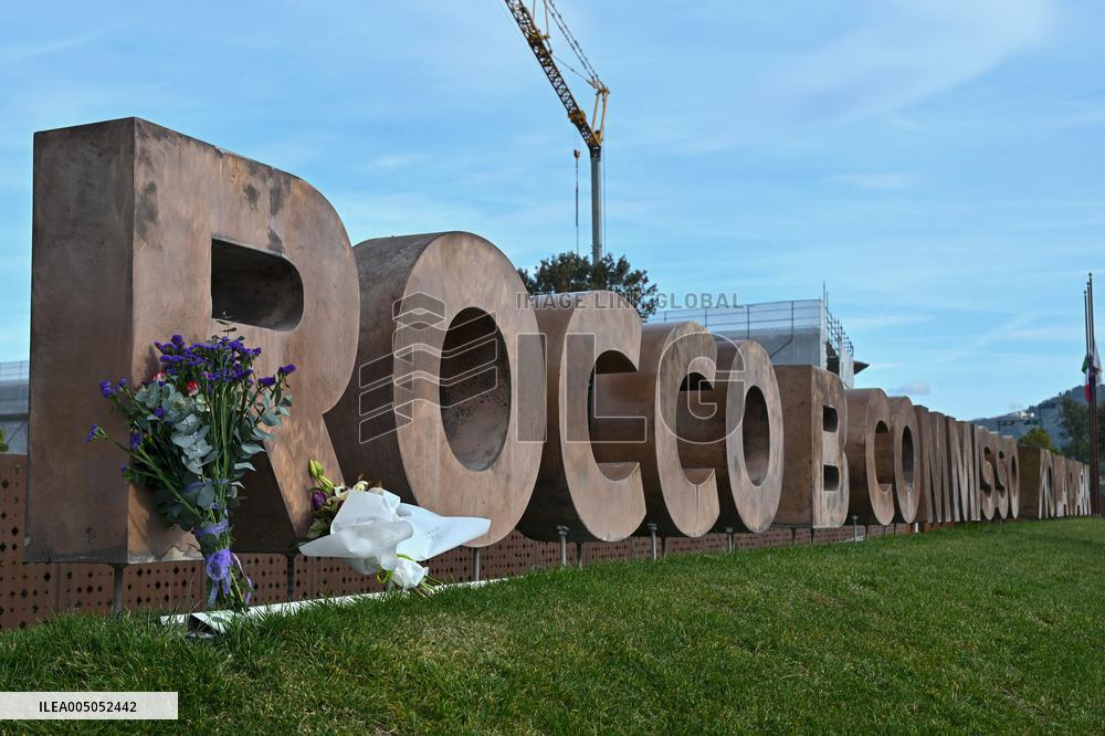 CALCIO - Altro - Tribute in memory of ACF Fiorentina president Rocco Commisso at Viola Park