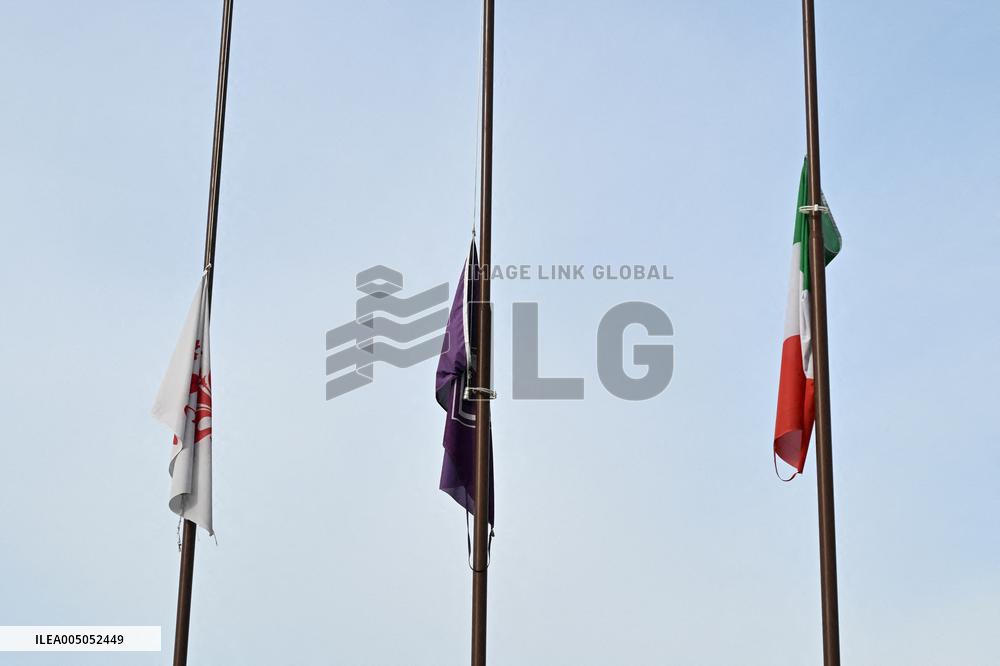 CALCIO - Altro - Tribute in memory of ACF Fiorentina president Rocco Commisso at Viola Park