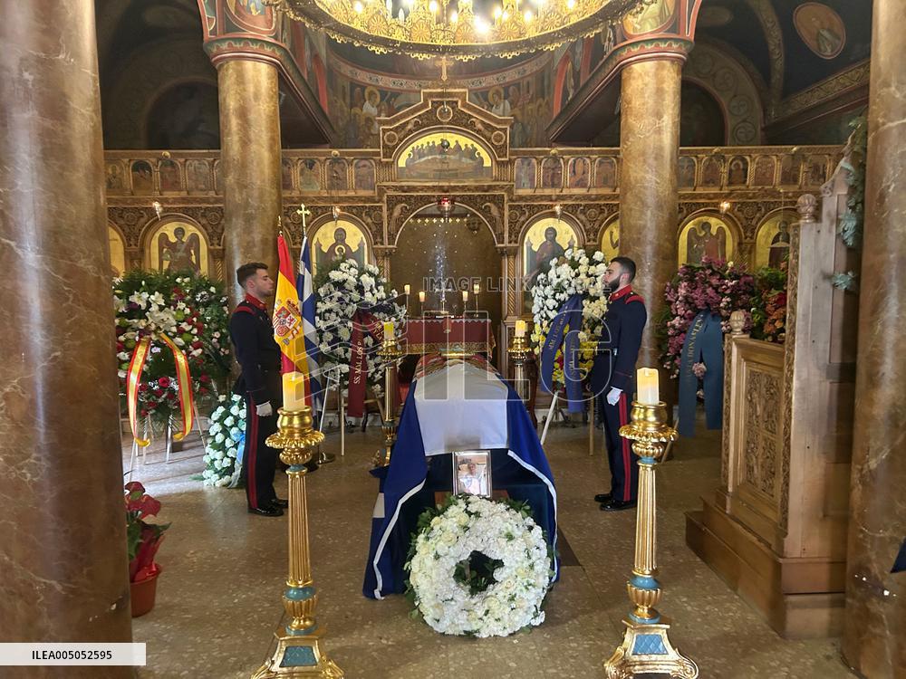 Wake for Princess Irene of Greece at the Greek Orthodox Cathedral of Madrid