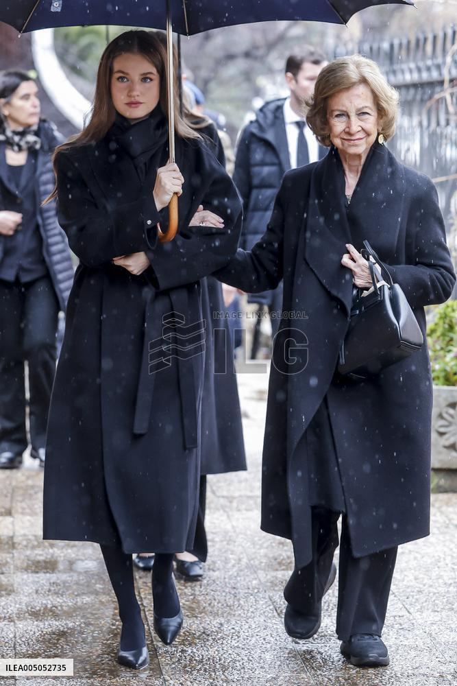Funeral Of Princess Irene of Greece - Madrid