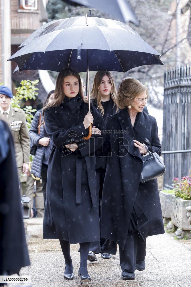 Funeral Of Princess Irene of Greece - Madrid
