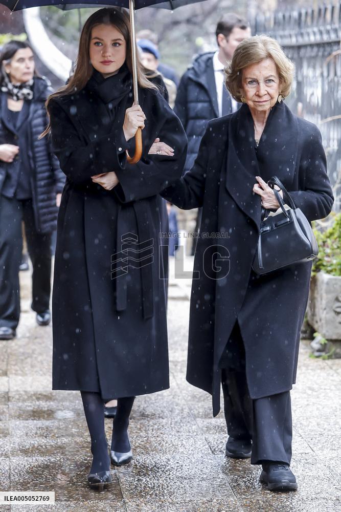 Funeral Of Princess Irene of Greece - Madrid