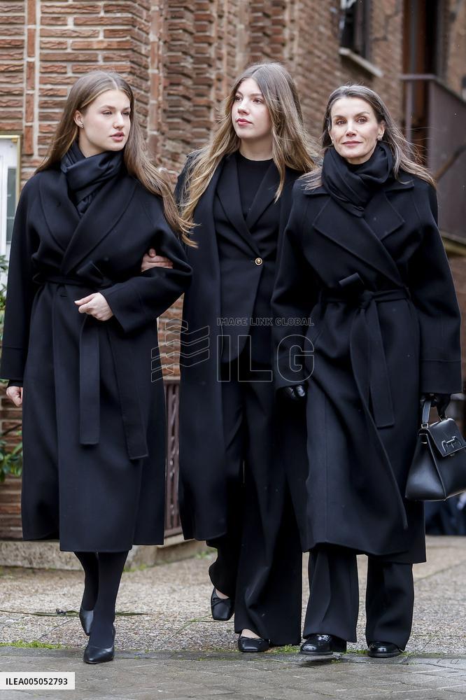 Funeral Of Princess Irene of Greece - Madrid