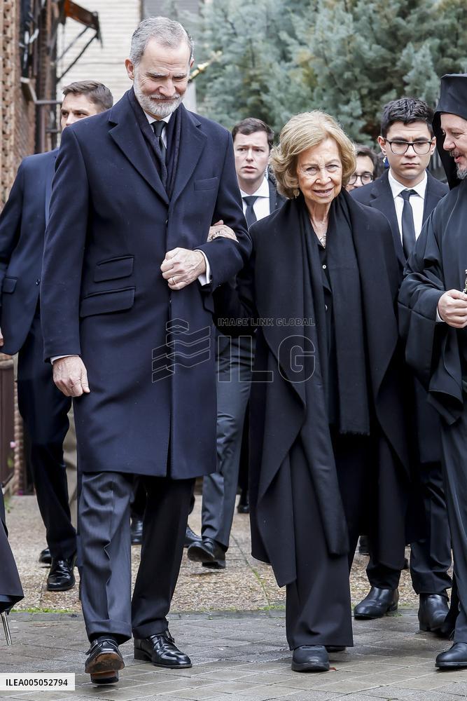 Funeral Of Princess Irene of Greece - Madrid