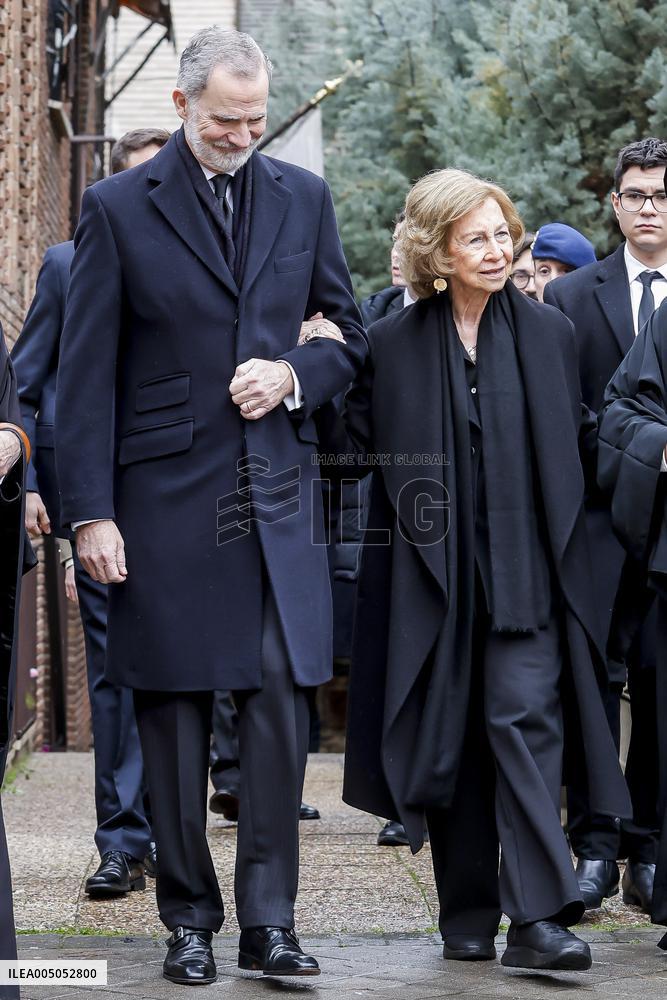 Funeral Of Princess Irene of Greece - Madrid