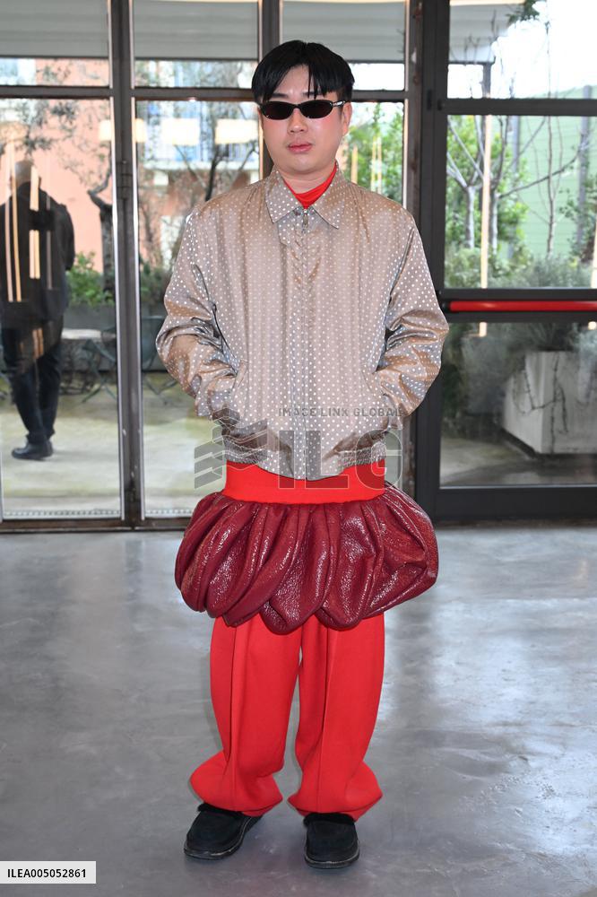 MFW - Arrivals At Pronounce Fashion Show