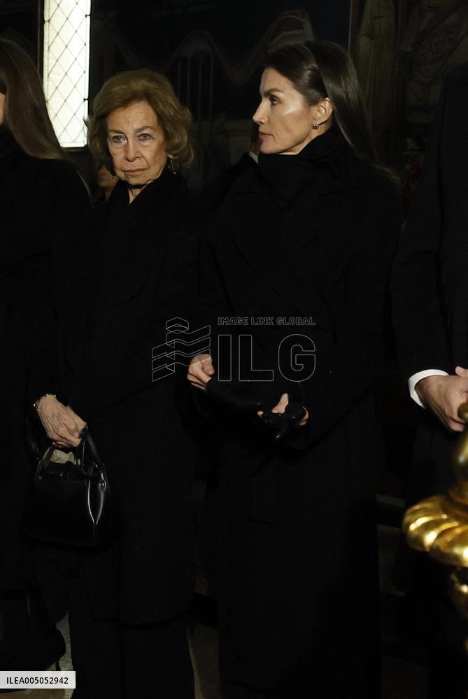 Funeral Of Princess Irene of Greece - Madrid