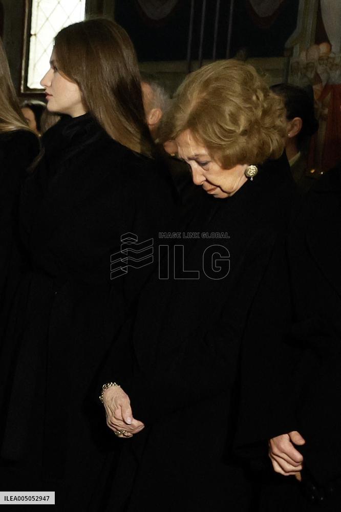 Funeral Of Princess Irene of Greece - Madrid