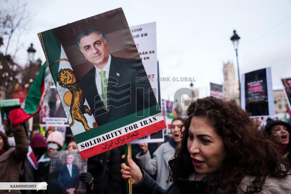 Demonstration Against Iranian Regime - Madrid