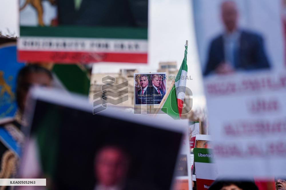 Demonstration Against Iranian Regime - Madrid