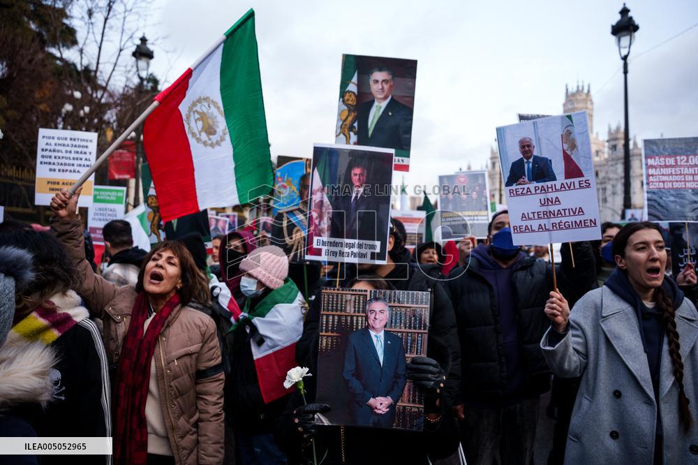 Demonstration Against Iranian Regime - Madrid