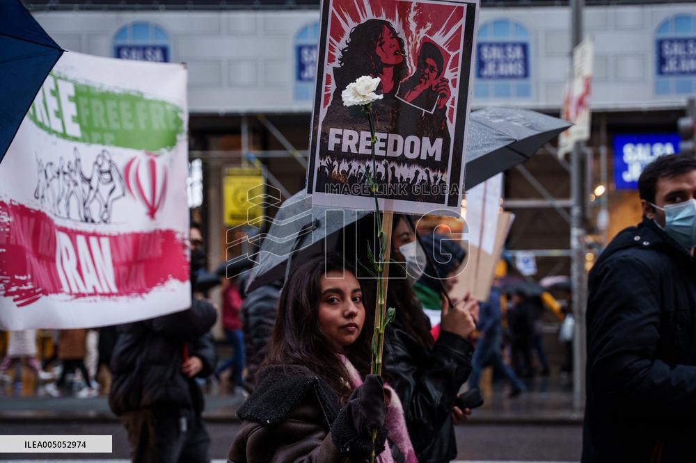Demonstration Against Iranian Regime - Madrid
