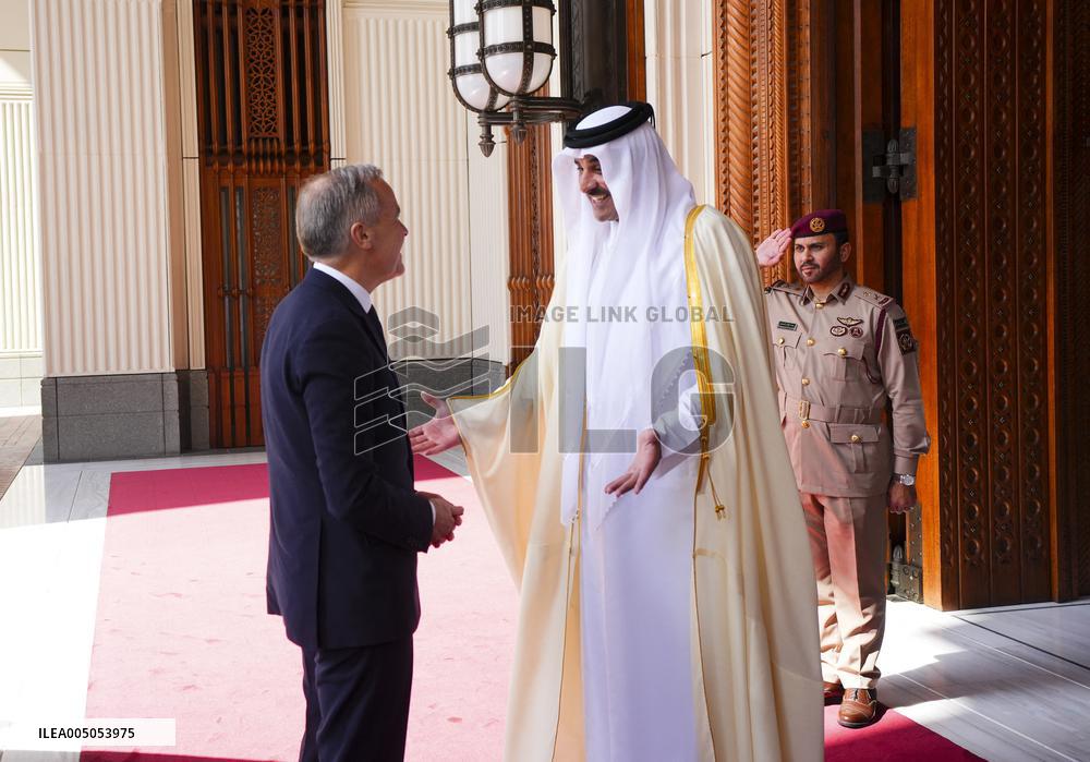 PM Mark Carney Meets Emir of Qatar Tamim bin Hamad al-Thani - Doha