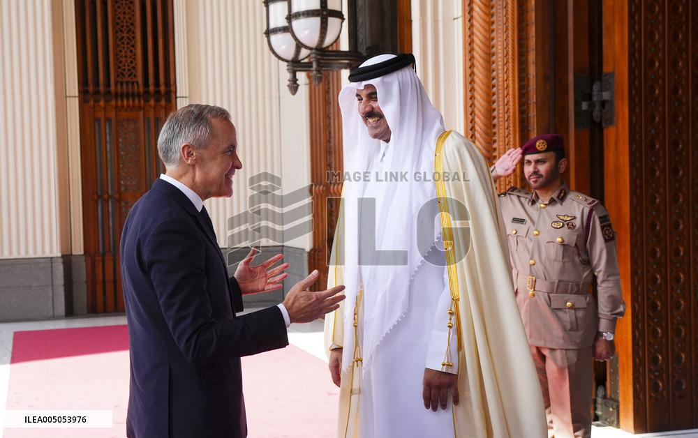 PM Mark Carney Meets Emir of Qatar Tamim bin Hamad al-Thani - Doha