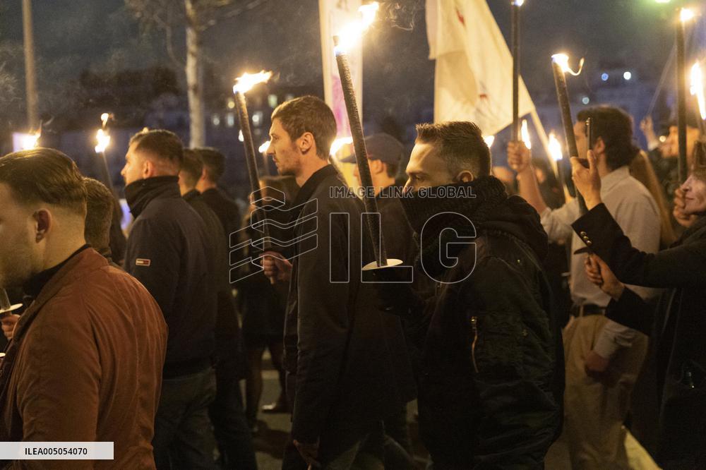 Annual March in Honor of Sainte Genevieve - Paris