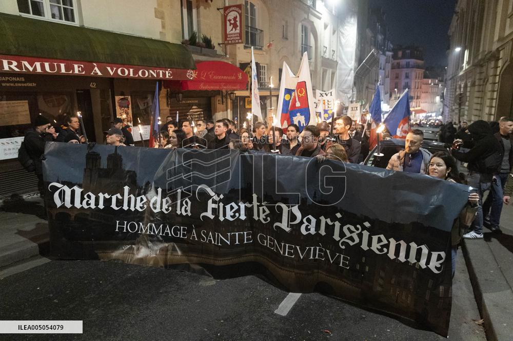 Annual March in Honor of Sainte Genevieve - Paris