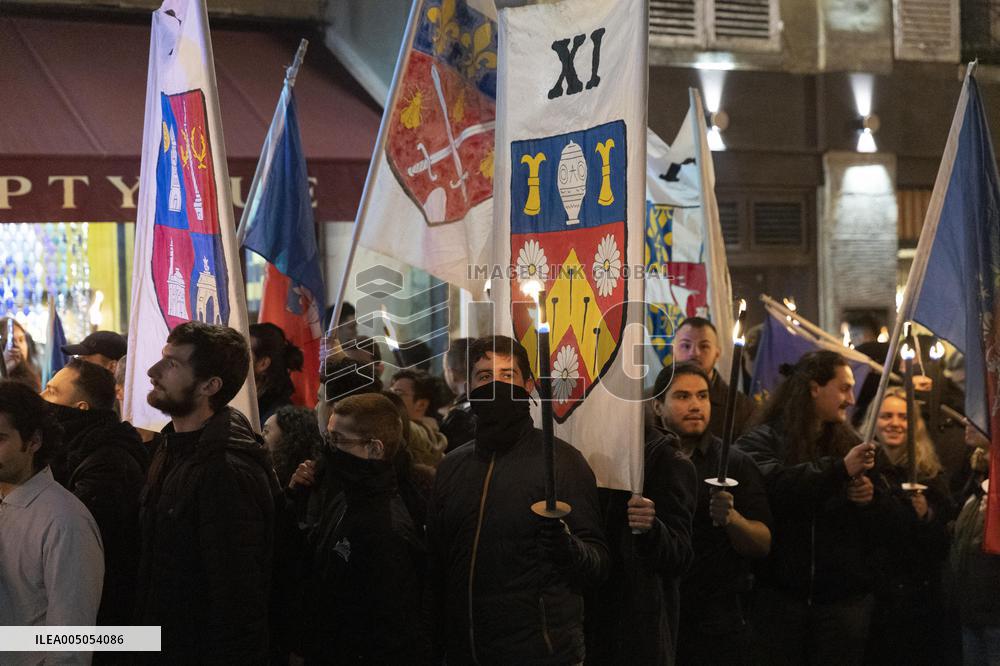 Annual March in Honor of Sainte Genevieve - Paris