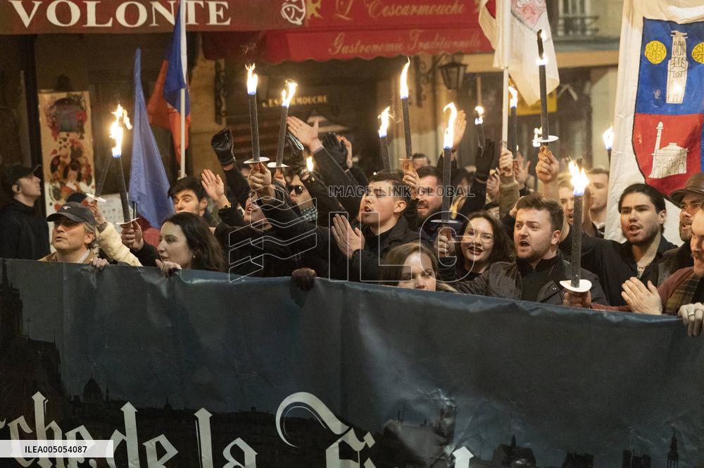 Annual March in Honor of Sainte Genevieve - Paris