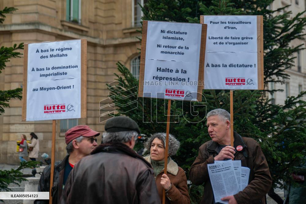 Protest March In Solidarity With Iranian People - Paris