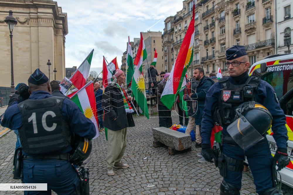 Protest March In Solidarity With Iranian People - Paris