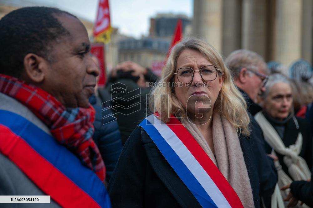 Protest March In Solidarity With Iranian People - Paris