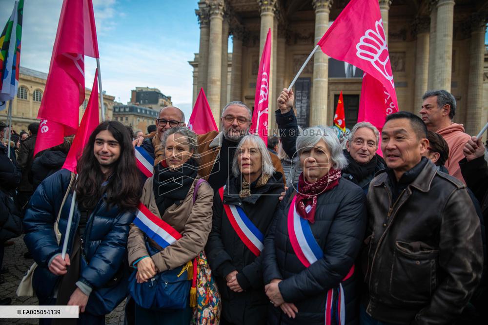Protest March In Solidarity With Iranian People - Paris
