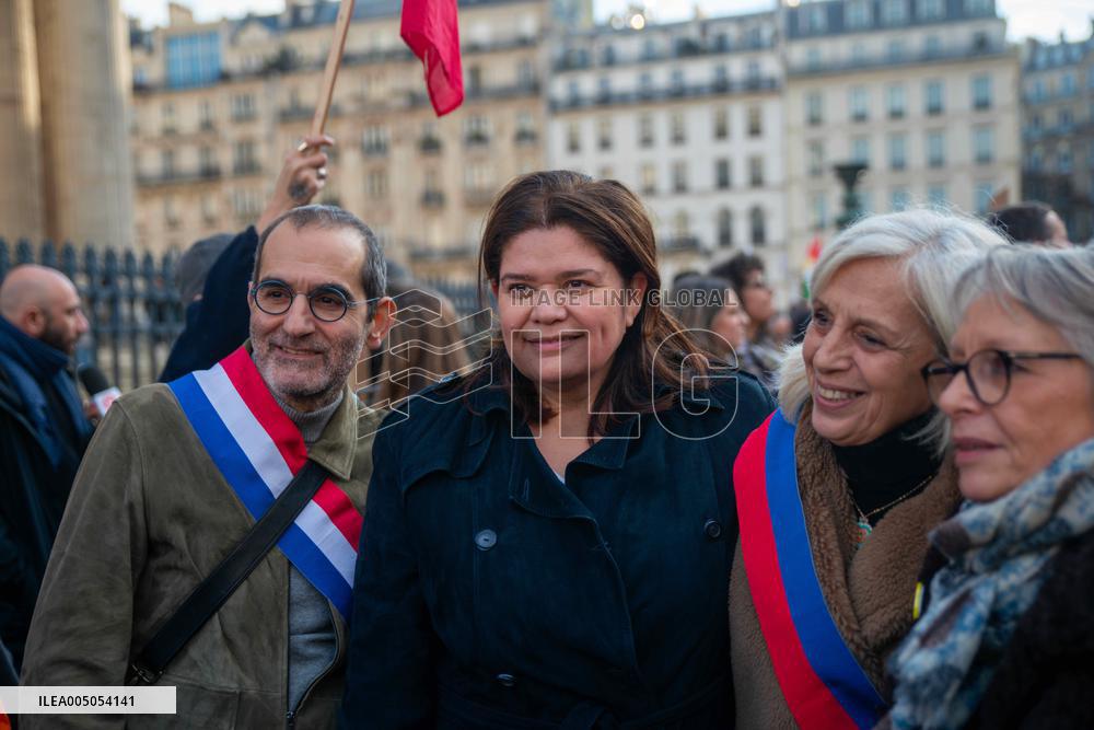 Protest March In Solidarity With Iranian People - Paris