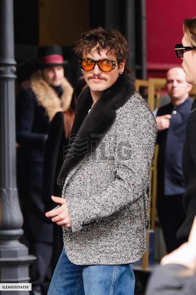 MFW - Benson Boone Leaving Hotel On His Way To Dolce & Gabbana Show