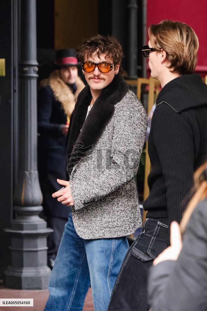 MFW - Benson Boone Leaving Hotel On His Way To Dolce & Gabbana Show