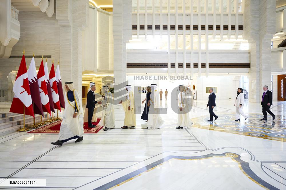 PM Mark Carney Meets Emir of Qatar Tamim bin Hamad al-Thani - Doha