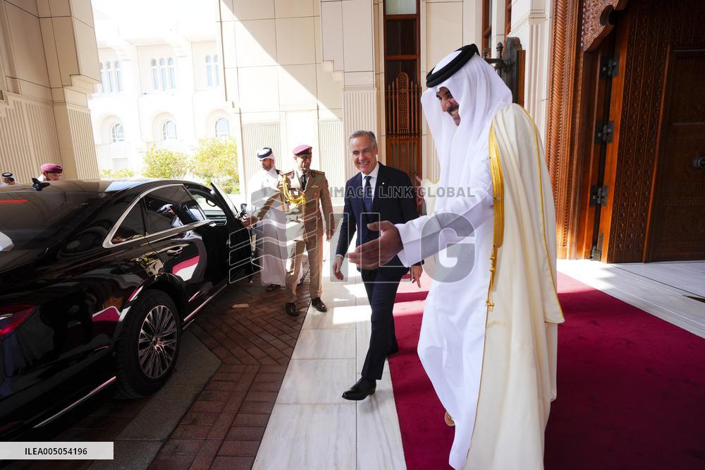 PM Mark Carney Meets Emir of Qatar Tamim bin Hamad al-Thani - Doha