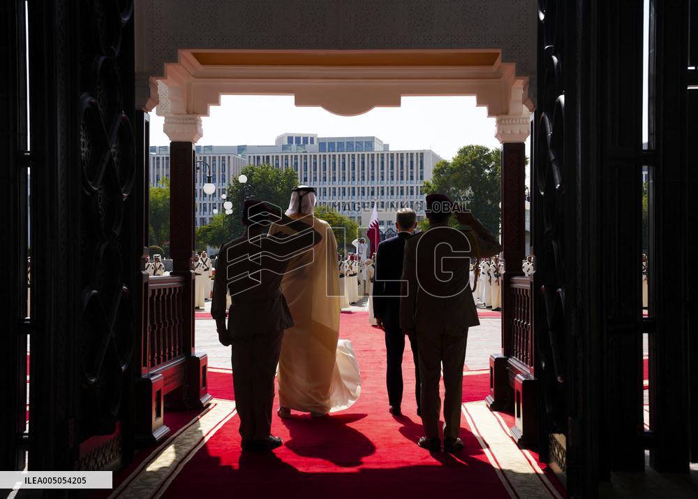 PM Mark Carney Meets Emir of Qatar Tamim bin Hamad al-Thani - Doha