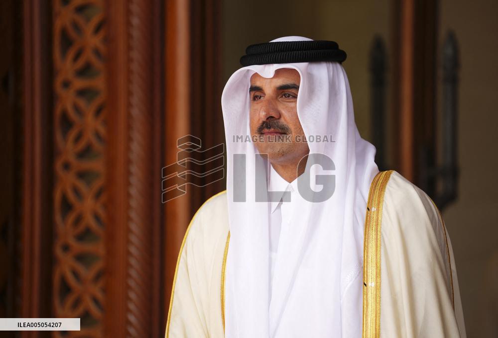 PM Mark Carney Meets Emir of Qatar Tamim bin Hamad al-Thani - Doha