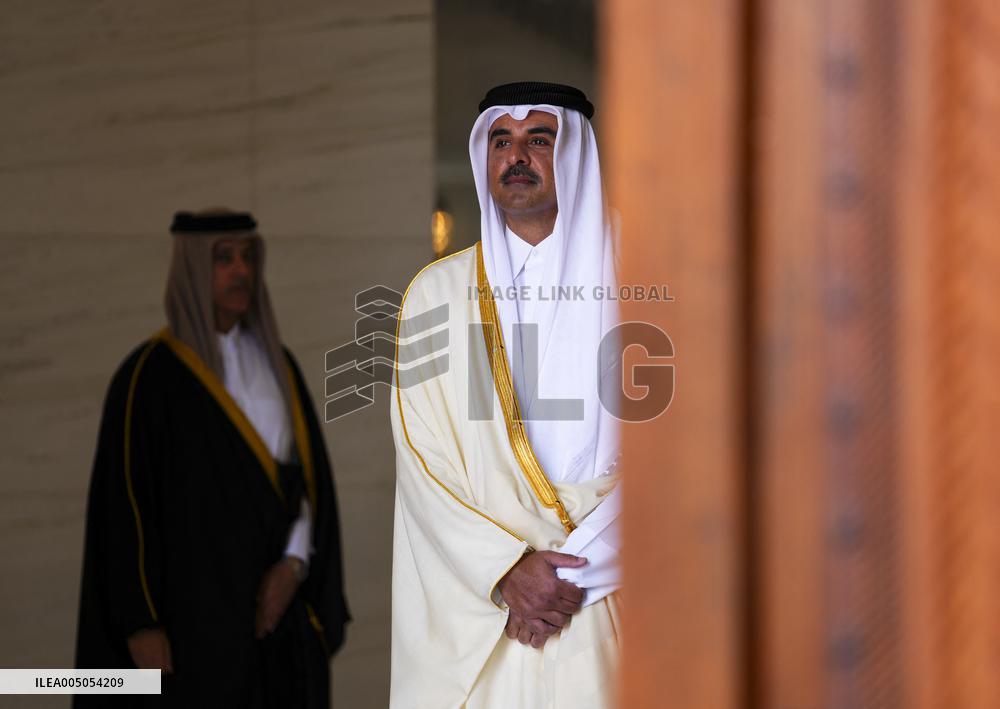 PM Mark Carney Meets Emir of Qatar Tamim bin Hamad al-Thani - Doha