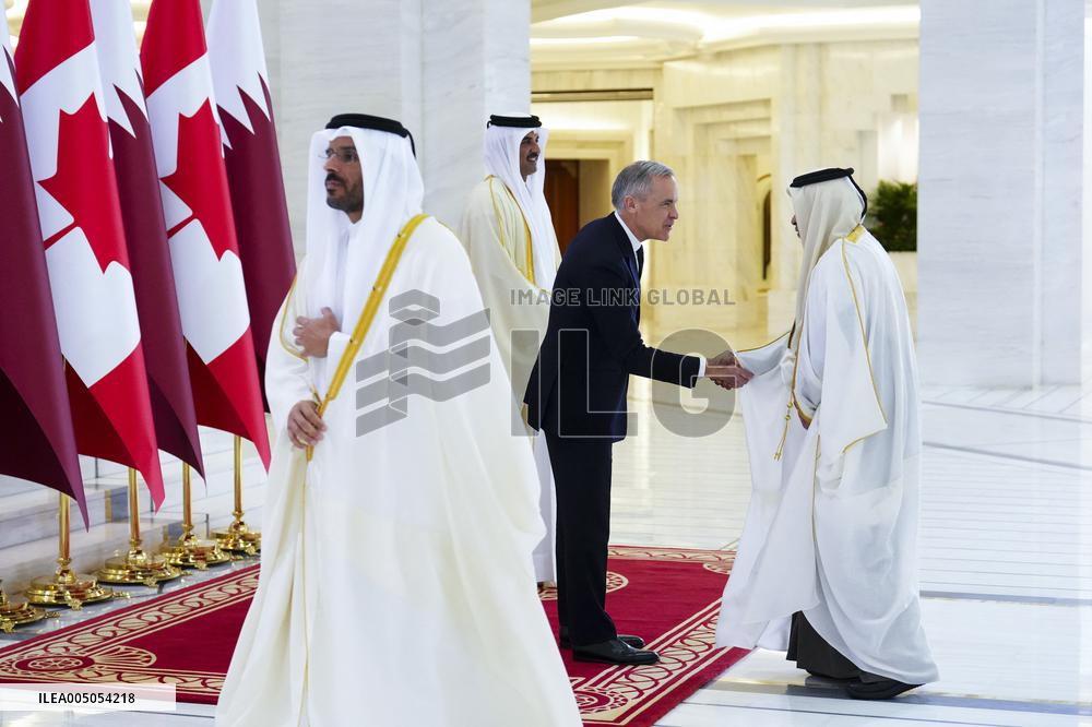PM Mark Carney Meets Emir of Qatar Tamim bin Hamad al-Thani - Doha