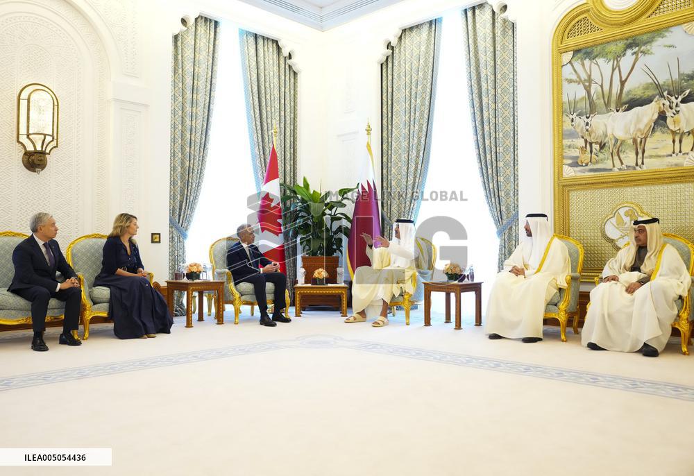 PM Mark Carney Meets Emir of Qatar Tamim bin Hamad al-Thani - Doha