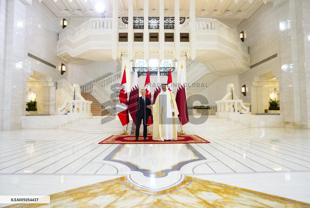 PM Mark Carney Meets Emir of Qatar Tamim bin Hamad al-Thani - Doha