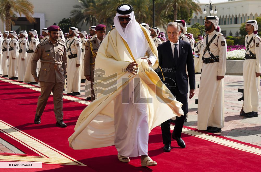 PM Mark Carney Meets Emir of Qatar Tamim bin Hamad al-Thani - Doha