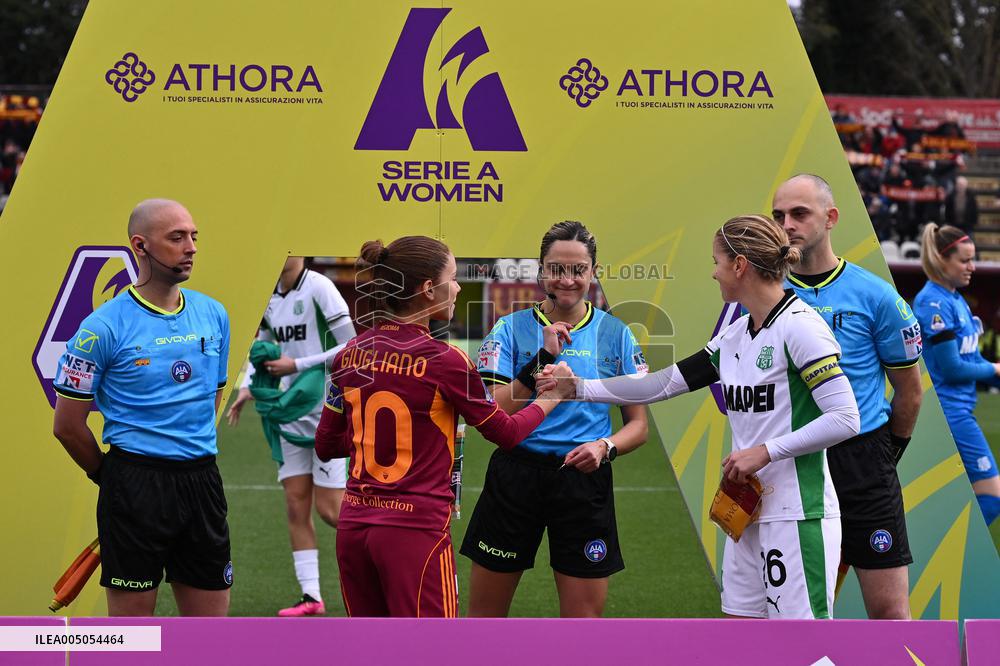CALCIO - Serie A Femminile - AS Roma vs US Sassuolo