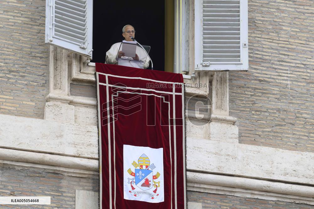 Pope Leo XIV Delivers Sunday Angelus Prayer - Vatican