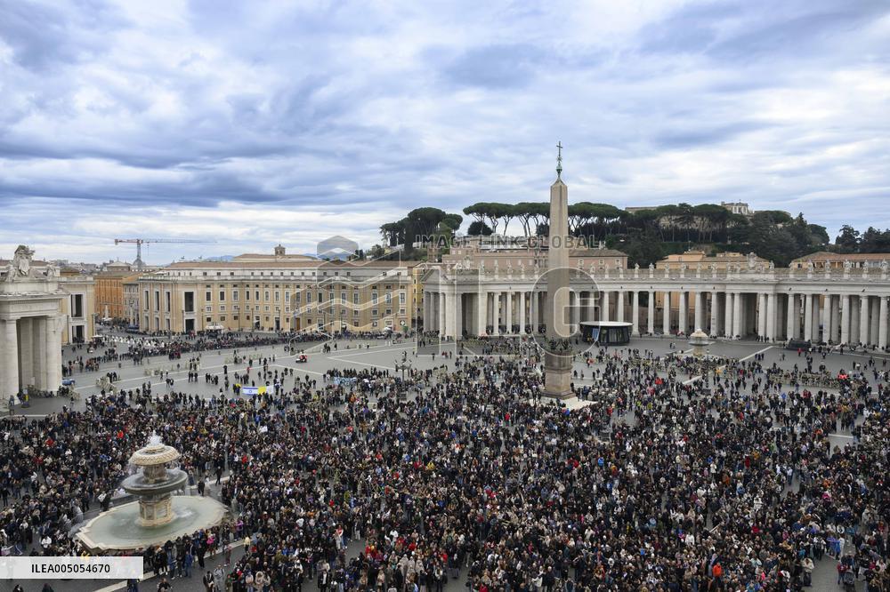 Pope Leo XIV Delivers Sunday Angelus Prayer - Vatican
