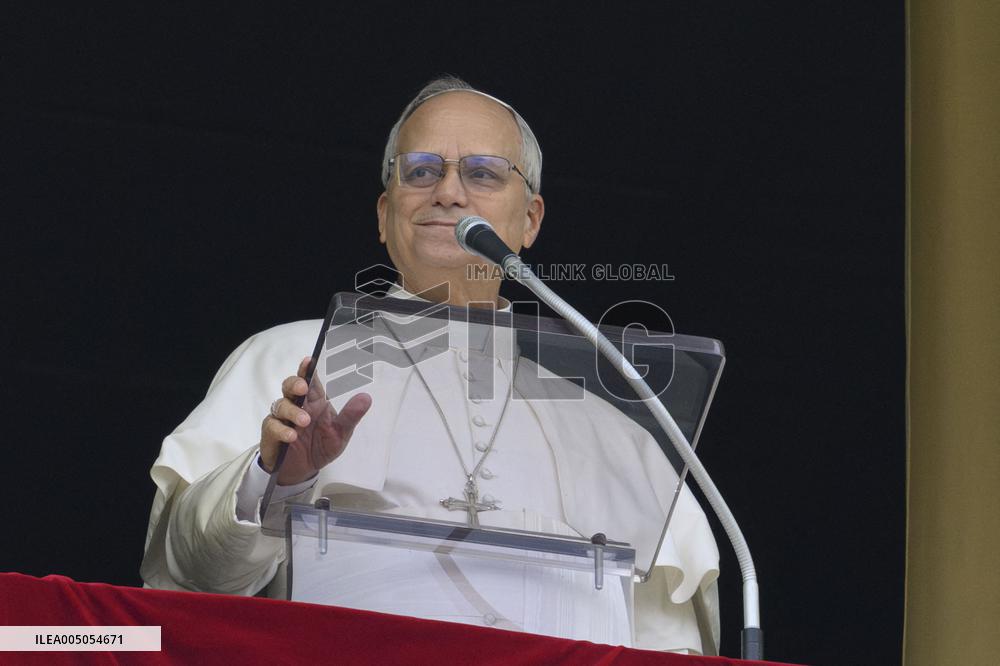 Pope Leo XIV Delivers Sunday Angelus Prayer - Vatican