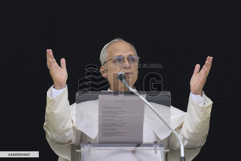 Pope Leo XIV Delivers Sunday Angelus Prayer - Vatican