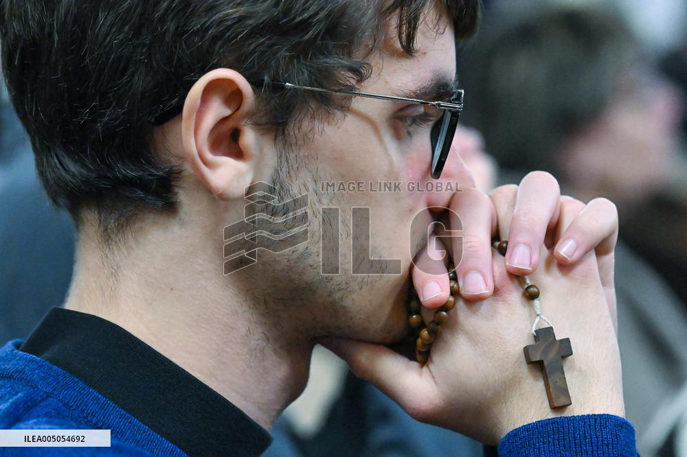 Cardinal Pietro Parolin At Eucharistic Celebration - Rome