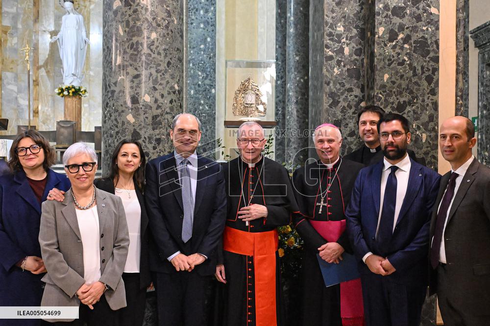 Cardinal Pietro Parolin At Eucharistic Celebration - Rome