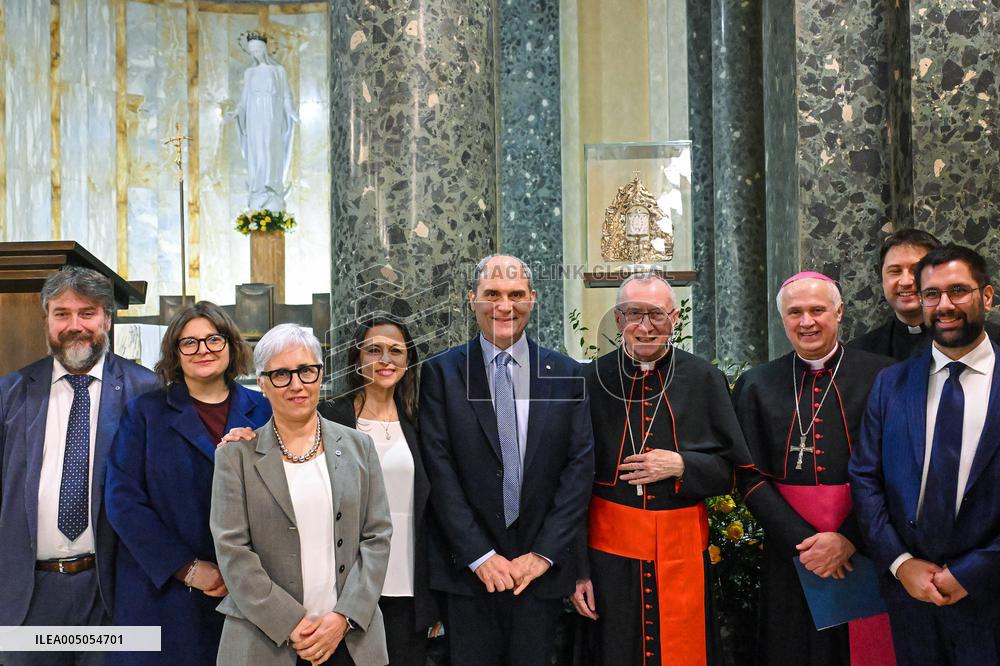 Cardinal Pietro Parolin At Eucharistic Celebration - Rome