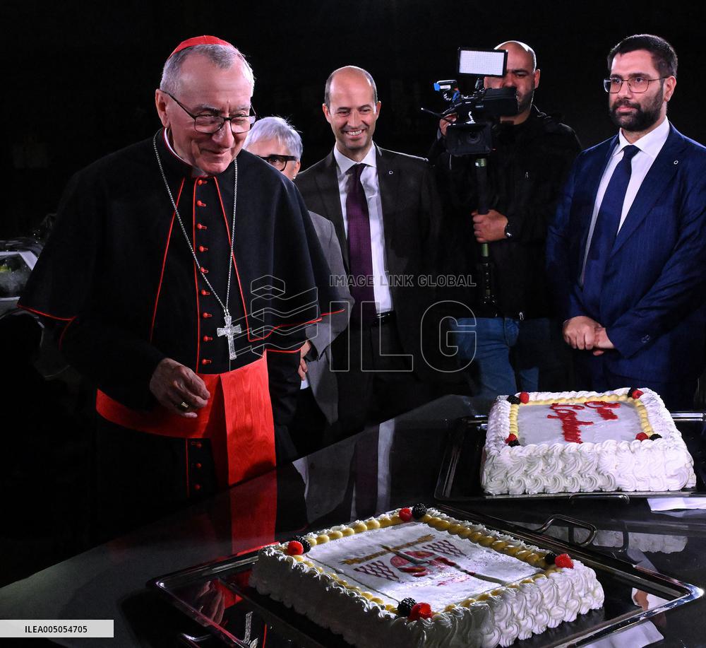 Cardinal Pietro Parolin At Eucharistic Celebration - Rome