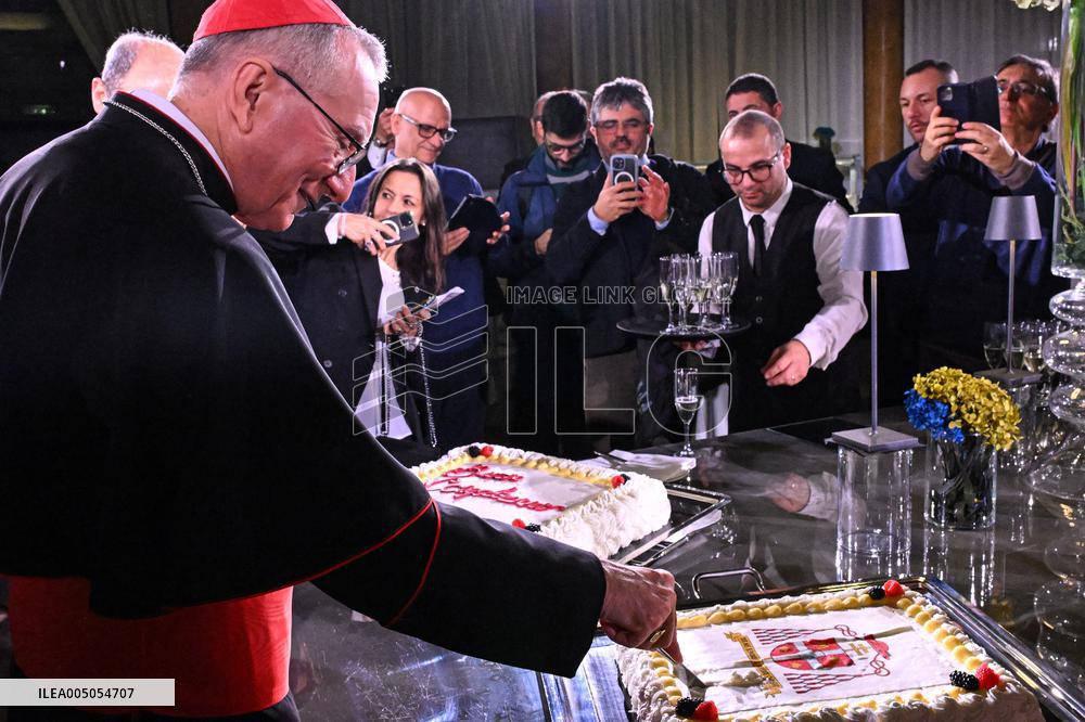 Cardinal Pietro Parolin At Eucharistic Celebration - Rome